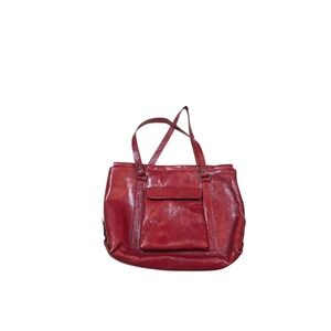 Vintage Tano Red Leather Shoulder‎ Bag Purse Made In Italy